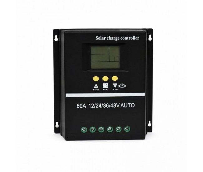 Controler Incarcare Solara PWM 60A, 12/24/36/48V Auto, LCD si 2 USB, DALBI