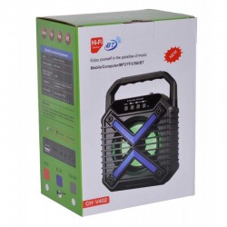 Boxa Mini cu Bluetooth, USB, TF Card si FM Radio, CH-V402 Boxa Mini cu Bluetooth, USB, TF Card si FM Radio, CH-V402