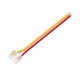 Conector Banda LED COB Monocolor 10mm 3 Pini cu Cablu 10cm Set 10 Buc YOA3P-10-1 DALBI
