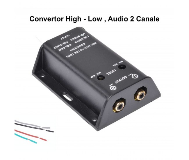 Convertor High-Low, 2 Canale Audio