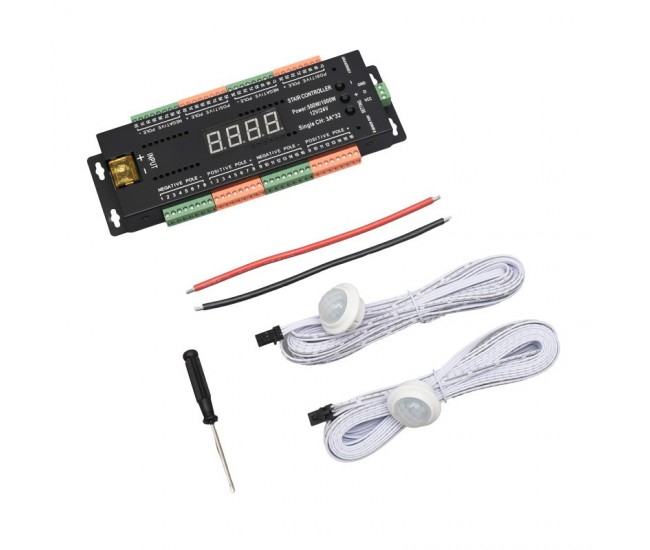 Controler Inteligent de Lumini pentru Scara Interioara / 32 Canale - STC002