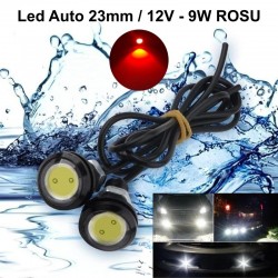 Led Auto 23mm / 12V - 9W / ROSU, 2 Buc/Set Led Auto 23mm / 12V - 9W / ROSU, 2 Buc/Set