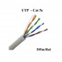 Cablu UTP cat 5e CCA 0,5mm² 305m/Rol