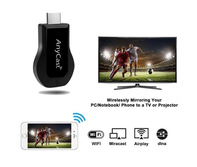 Convertor Video Wifi Display Telefon - TV  / MiraScreen