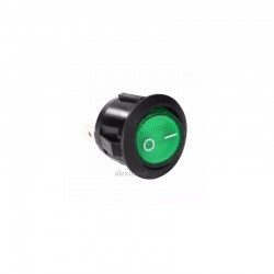 Buton On-Off Verde cu Led Buton On-Off Verde cu Led