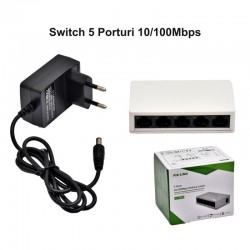 Switch 5 Porturi 10/100Mbps Pix-Link / LV-SV05 Switch 5 Porturi 10/100Mbps Pix-Link / LV-SV05