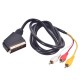 Cablu Scart 21 Pini-3 RCA/1,5m