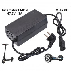Incarcator Li-ion 67,2V-3Ah cu Mufa PC Incarcator Li-ion 67,2V-3Ah cu Mufa PC