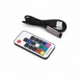 Controler USB pentru Banda LED RGB cu Telecomanda RF 17 Taste DALBI