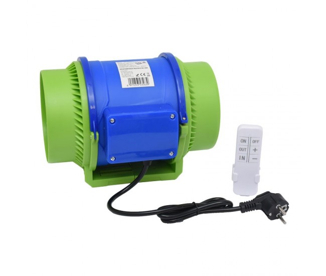 Ventilator Booster 6'' ( 150mm ) in linie bidirectional, cu Telecomanda - Montaj pe Tubulatura HZ-150H