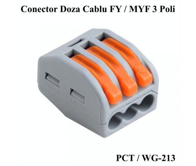 Conector Doza 3 Fire 4KV / 32A, PCT-213