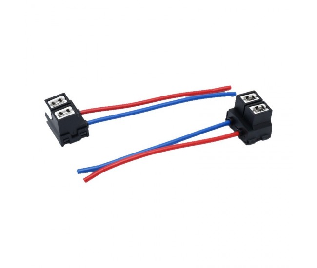 Set 2 Mufe H7 Ceramice pentru Becuri Auto cu Fire de 10 cm
