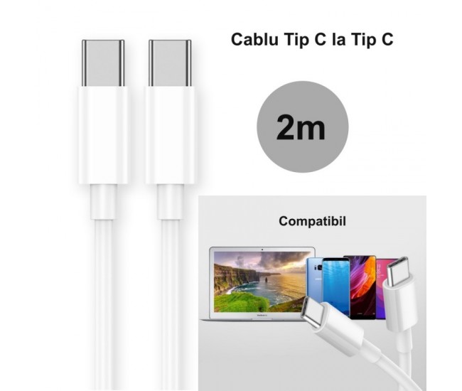 Cablu PD Fast Tip C la Tip C - 2m