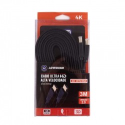 Cablu HDMI Plat ULTRA HD 4K/3D-3m Cablu HDMI Plat ULTRA HD 4K/3D-3m