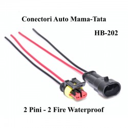 Conectori Auto 2 Fire Waterproof, HB-202 Conectori Auto 2 Fire Waterproof, HB-202