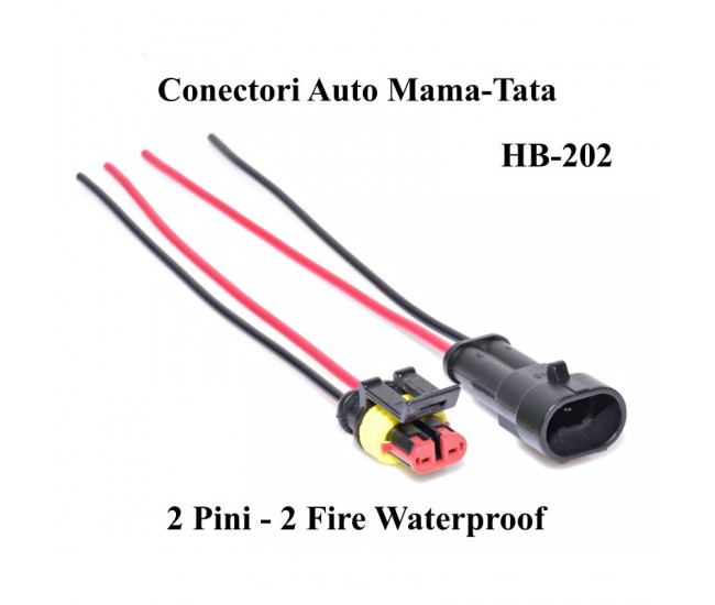 Conectori Auto 2 Fire Waterproof, HB-202