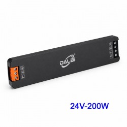 Sursa Alimentare LED 24V 200W 8A Ultra Slim 13mm DALBI