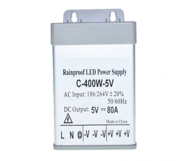 Sursa Alimentare de Exterior 5V-400W/80A