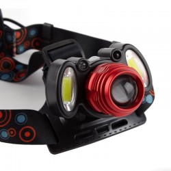 Lanterna de Cap cu Senzor, Led 1T6 x 2 COB + 2x3,7V li-ion Lanterna de Cap cu Senzor, Led 1T6 x 2 COB + 2x3,7V li-ion