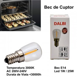 Bec de Cuptor cu Led 1W / E14 Bec de Cuptor cu Led 1W / E14