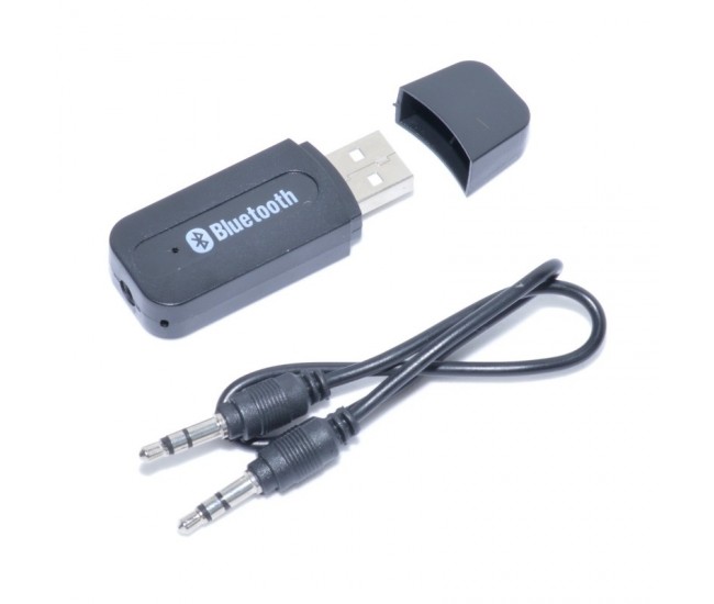 Adaptor Bluetooth-USB cu Cablu JACK, Auxiliar