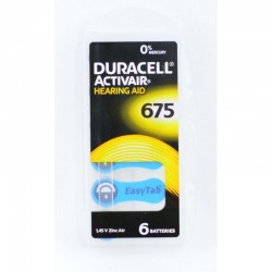 Baterii Auditive Duracell PR675, 6buc/set Baterii Auditive Duracell PR675, 6buc/set