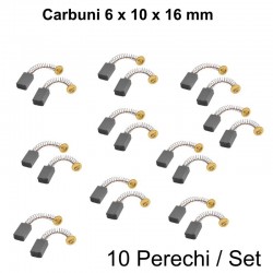 Perii Colectoare Carbuni 6x10x16 cu Arc - © / 10Set/Punga Perii Colectoare Carbuni 6x10x16 cu Arc - © / 10Set/Punga