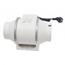 Ventilator Profesional pentru Tubulatura in Linie HZ-125, Putere 40W, Debit 310m3/h, Ø125mm - Dalbi HZ-125
