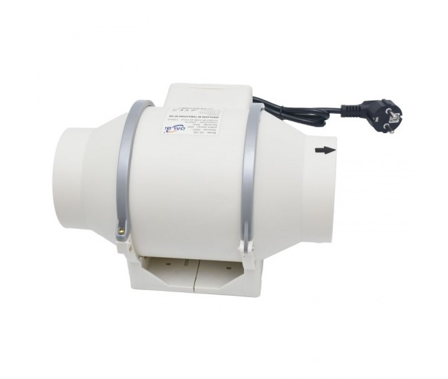 Ventilator Profesional pentru Tubulatura in Linie HZ-125, Putere 40W, Debit 310m3/h, Ø125mm - Dalbi HZ-125