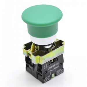 Buton Motor 220V Ciuperca Revenire ON-OFF BC35 Verde