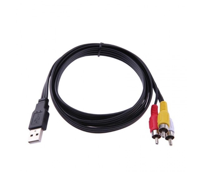 Cablu USB Tata-3RCA Tata/1,5m