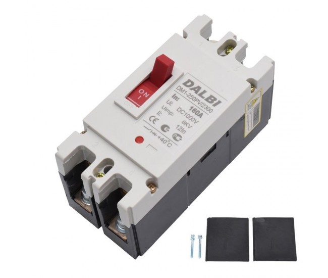 Intrerupator de Circuit Solar MCCB 2P-160A / 1000V DC