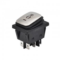 Intrerupator IRS Lat cu Inox 30A-3P / KCD4 - 34x28x39mm Intrerupator IRS Lat cu Inox 30A-3P / KCD4 - 34x28x39mm