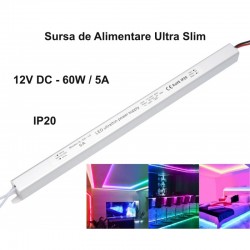 Sursa de Alimentare Ultra Slim 12V-60W / 5A Sursa de Alimentare Ultra Slim 12V-60W / 5A