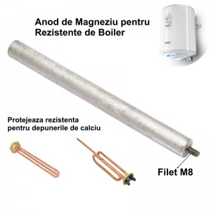 Anod M8 de Magneziu pentru Boiler Electric