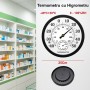 Termometru Rotund -40+50°C cu Higrometru 0-100RH - TH9250P