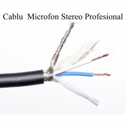 Cablu Microfon Stereo 6mm Profesional/100m Cablu Microfon Stereo 6mm Profesional/100m