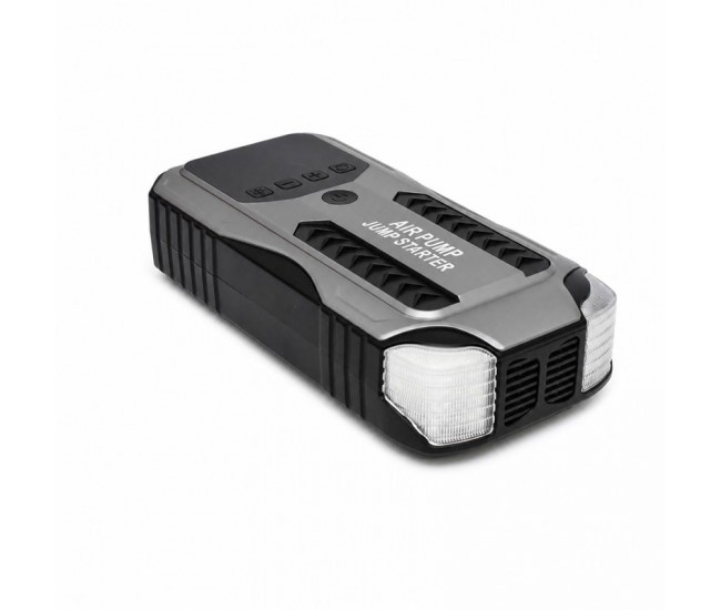 Robot Pornire Auto 12V 4000A Peak Compresor Digital 150PSI Power Bank Lanterna DALBI