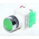 Intrerupator Push Motor LAY-7 Verde
