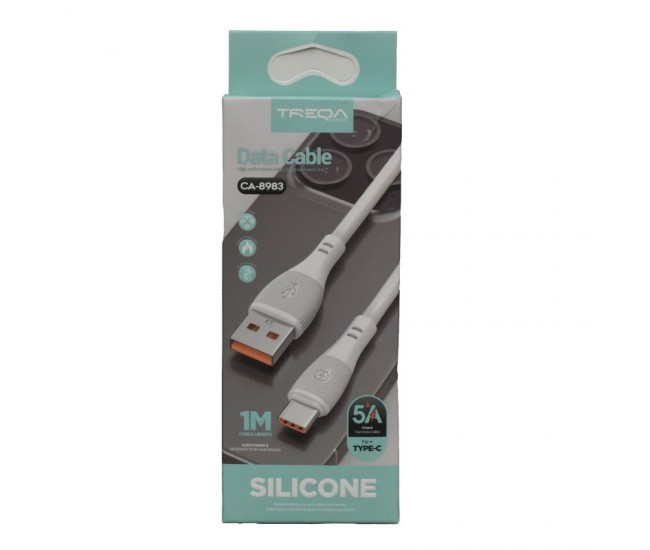 Cablu de Date Siliconat USB la Tip C / 100cm CA-8983