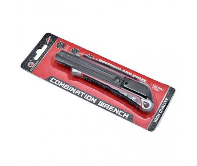 Cutter Profesional din Aluminiu cu lama 18mm Neagra