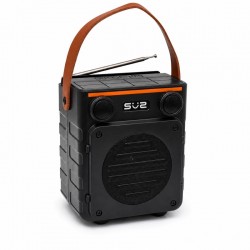 Boxă Portabilă Bluetooth 10W cu Panou Solar și Radio FM SZ-L11M