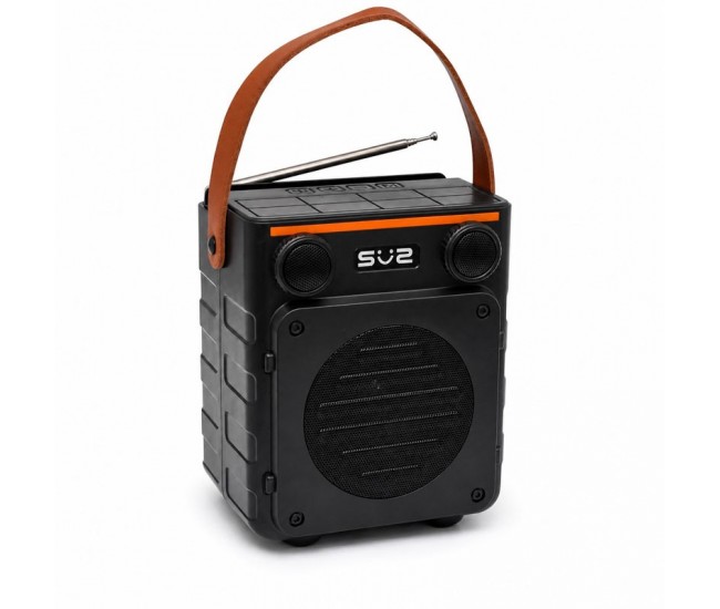 Boxă Portabilă Bluetooth 10W cu Panou Solar și Radio FM SZ-L11M