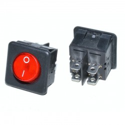 Buton Rosu Patrat 30X30X35mm Buton Rosu Patrat 30X30X35mm