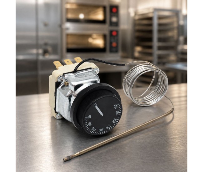 Termostat Trifazic Reglabil 50-400°C cu Capilar DALBI