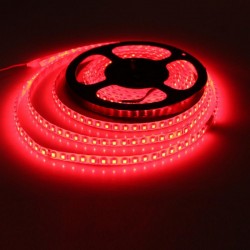 Banda Led 2835 - 120led/m, Exterior - DC 12V 9,6W/ml, 5m/rola, Rosu Banda Led 2835 - 120led/m, Exterior - DC 12V 9,6W/ml, 5m/rola, Rosu