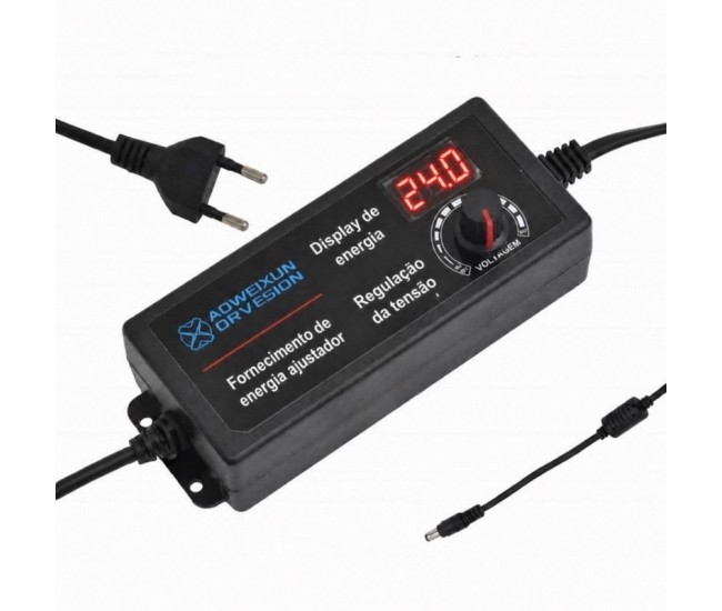 Alimentator Reglabil 3-24V DC 5A cu Afisaj Digital, Mufa 5,5x2,1mm DALBI
