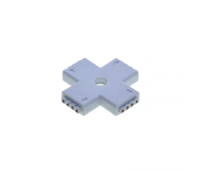 Conector Cruce de Banda Led RGB