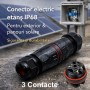 Conector Electric Etans M20 IP68, 3 Pini Waterproof pentru Sisteme Solare si Led (Set 10buc)