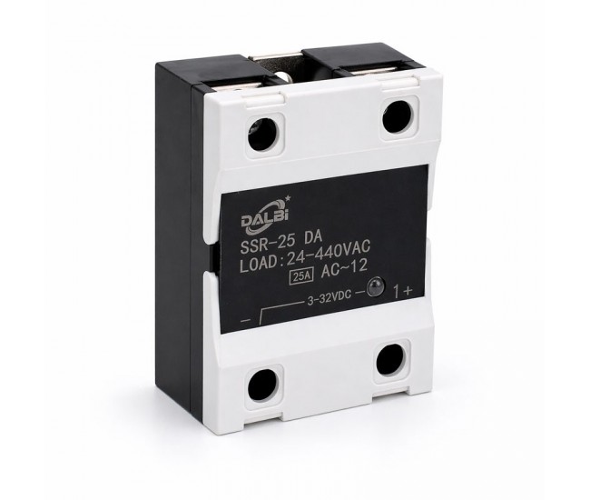 Releu Static SSR-25 DA 25A 24-440V AC Control 3-32V DC DALBI